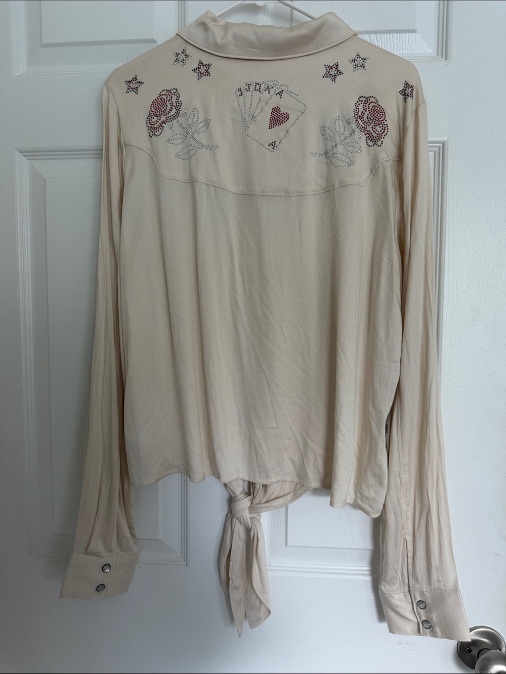 Idyllwind Cream Button-Front Shirt - Picture 5 of 6
